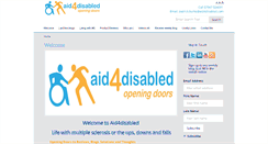 Desktop Screenshot of aid4disabled.com